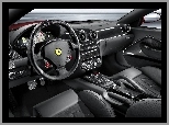 Wnętrze, Ferrari 599, Ciemne